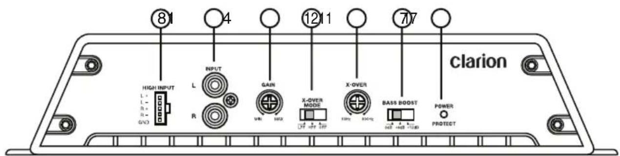 CLARION XR2110 - CONTROLES - 3