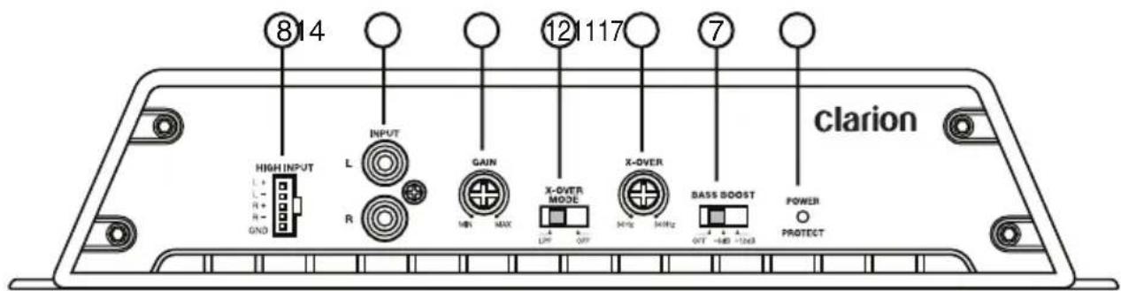 CLARION XR2110 - 3.CONTROLES - 1
