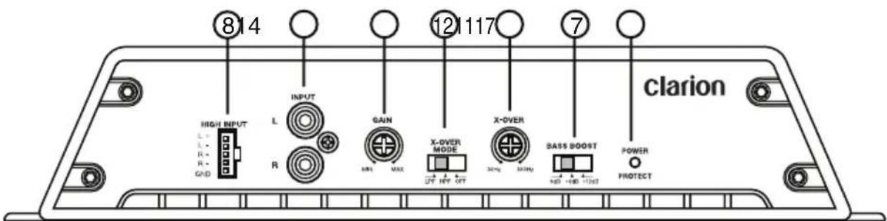 CLARION XR2110 - 3.CONTROLES - 3