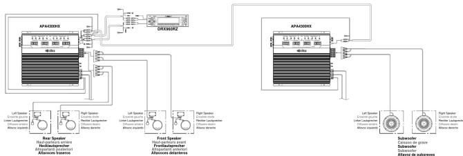 CLARION APA4300HX - English Français Deutsch Italiano Español - 2