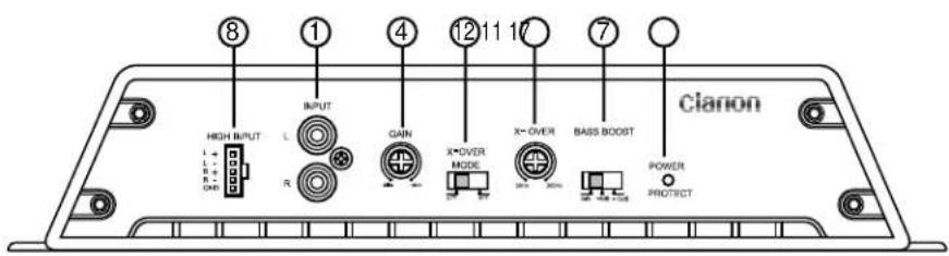 CLARION APX2121 - Installation - 1
