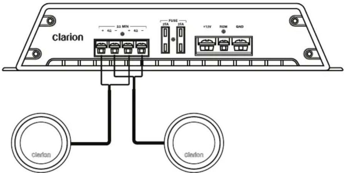 CLARION XR2410 - Système de haut-parleur sous-basses - 1
