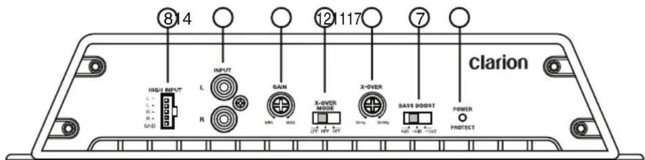 CLARION XR2410 - 3.CONTROLES - 3