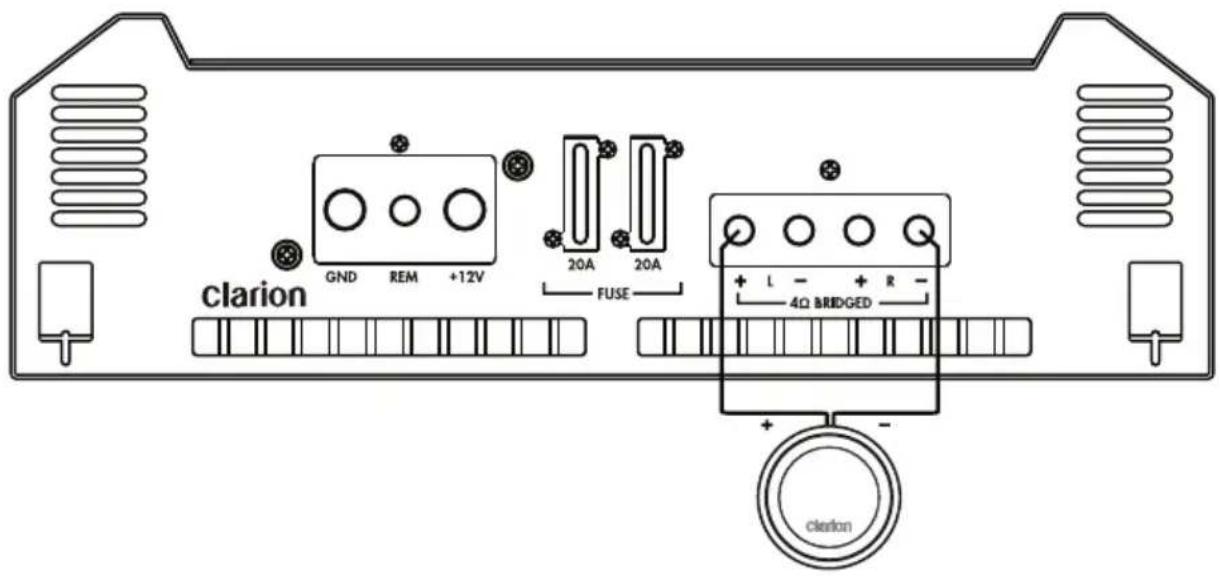 CLARION XH5410 - Système de haut-parleur sous-basses mono (XH5210 et XH5410) - 1