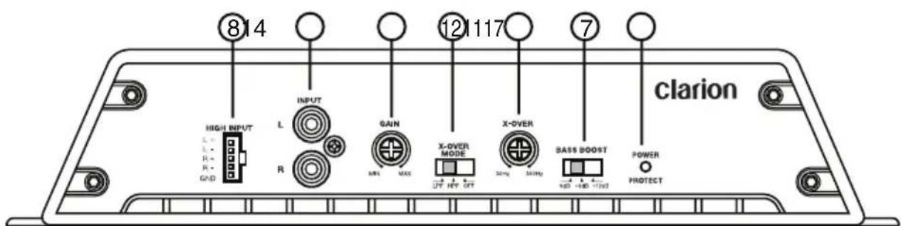 CLARION XR2210 - CONTROLES - 3