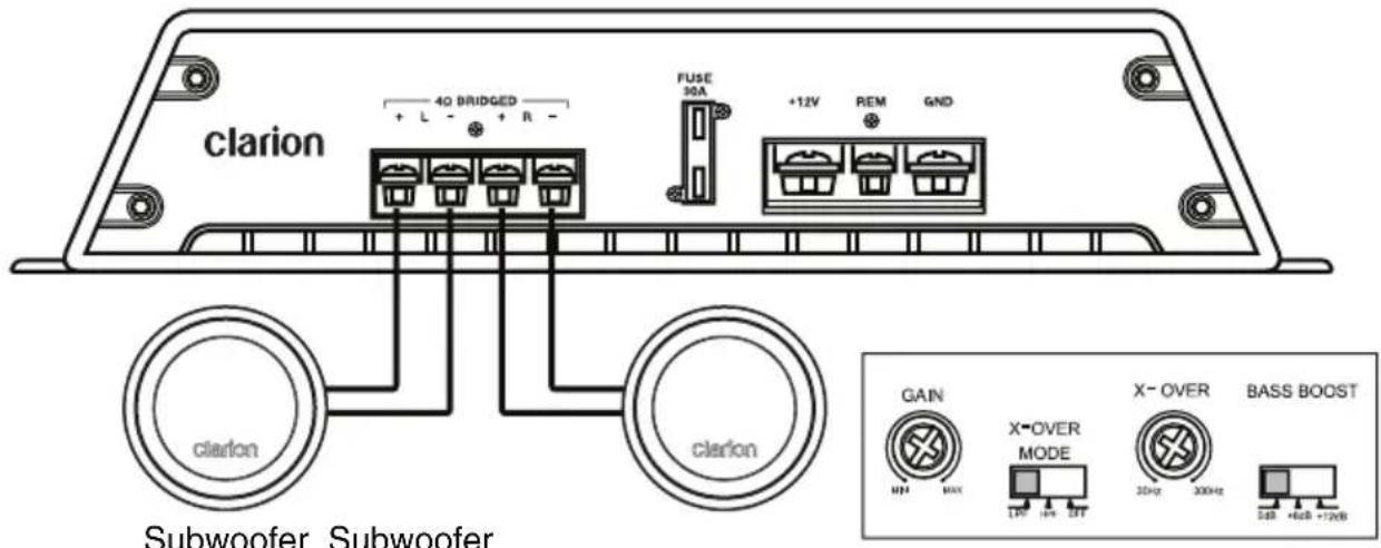 CLARION XR2210 - Sistema de alta potencia de dos canales - 1
