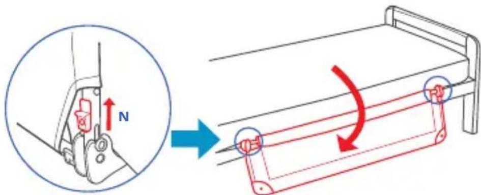 Foppapedretti Hoplà - RECLINING THE BED RAIL - 1