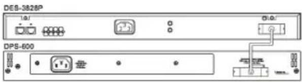 D-LINK DPS800 - Connexion d'un DPS-600 à un commutateur - 1