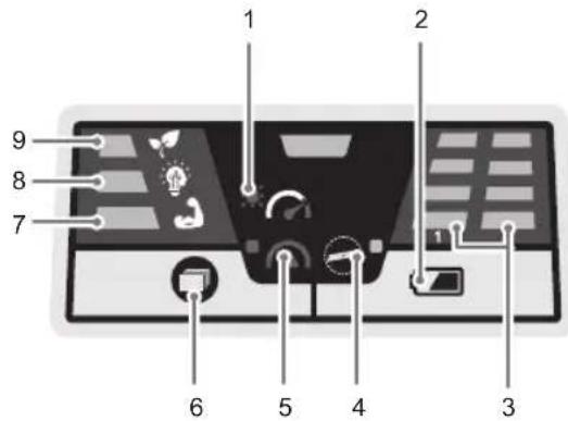 RYOBI One+ RY18LMX40B - INFORMACJE OGOLNE O EKRANIE INTERFEJSU - 1