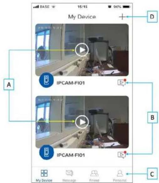 CHACON IPCAMFE03 - UTILISATION - 1