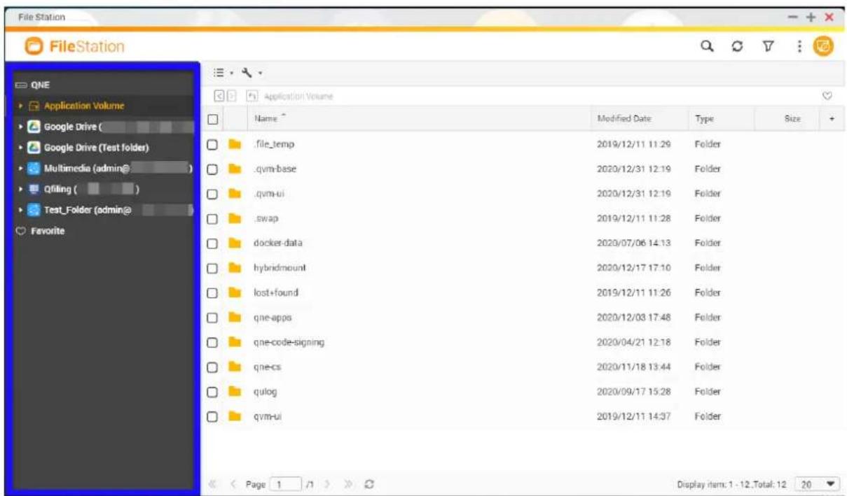 QNAP QuCPE7012 - Parties de File Station - 7