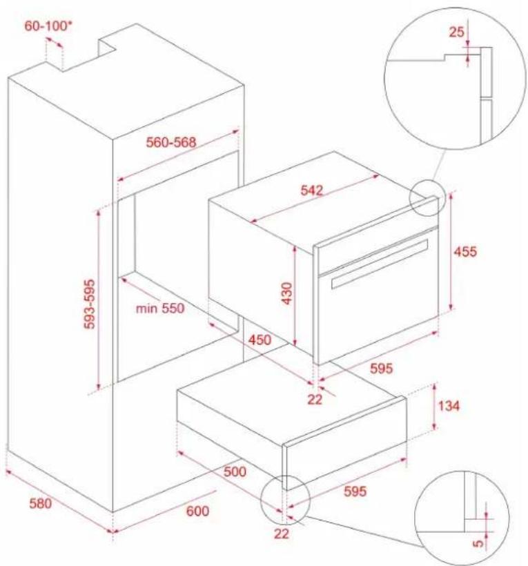 TEKA CP 150 GS - DIMENSIONS - 1