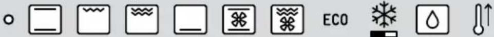 TEKA HSB 640 BK - Function selector symbols - 2