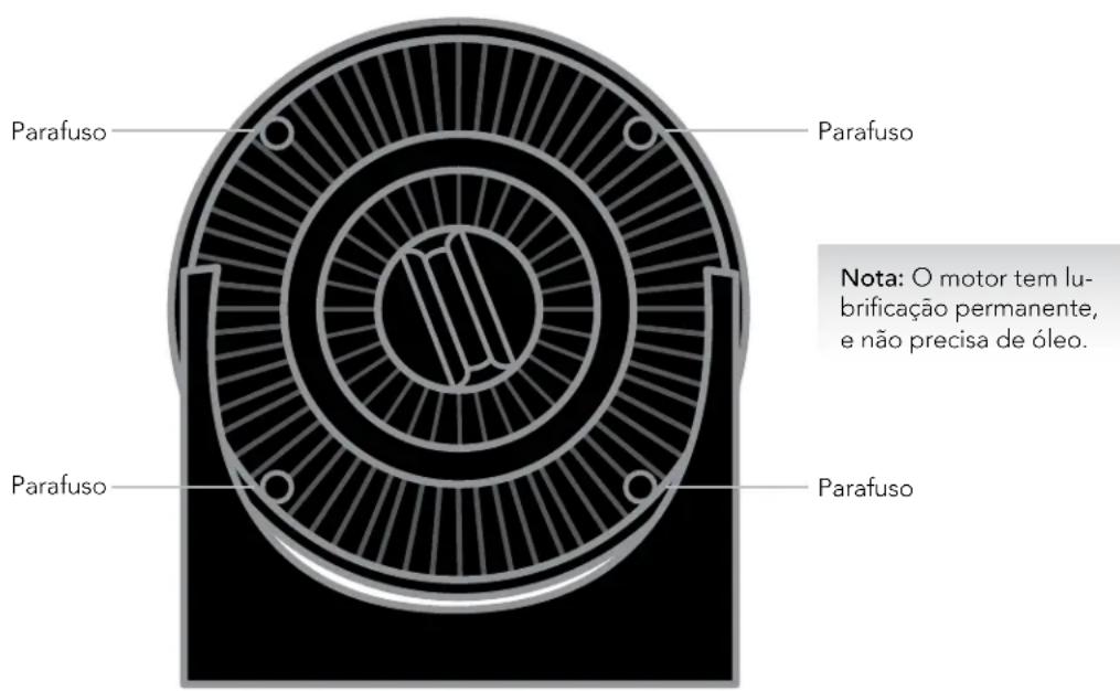 Vornado 633 - REMOÇÃO DA GRELHA (MODELO 133) Chave de fenda necessária. - 2