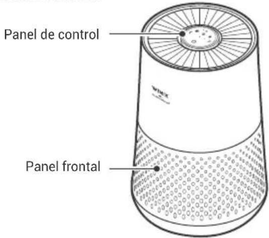 Panel de control Panel frontal