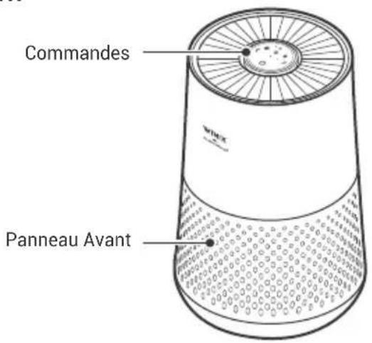 Winix AAPU500JLE - DIAGRAMME DES PIÈCES DU MODÈLE - 1