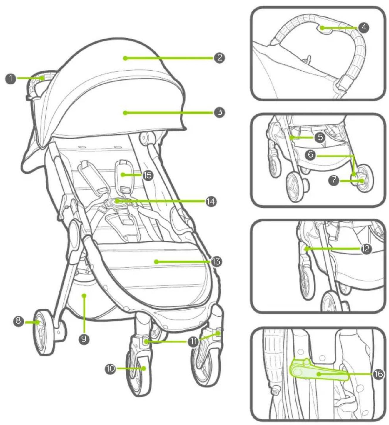 BABY JOGGER City Tour 2 - ESTA GARANTÍA NO CUBRE: - 2