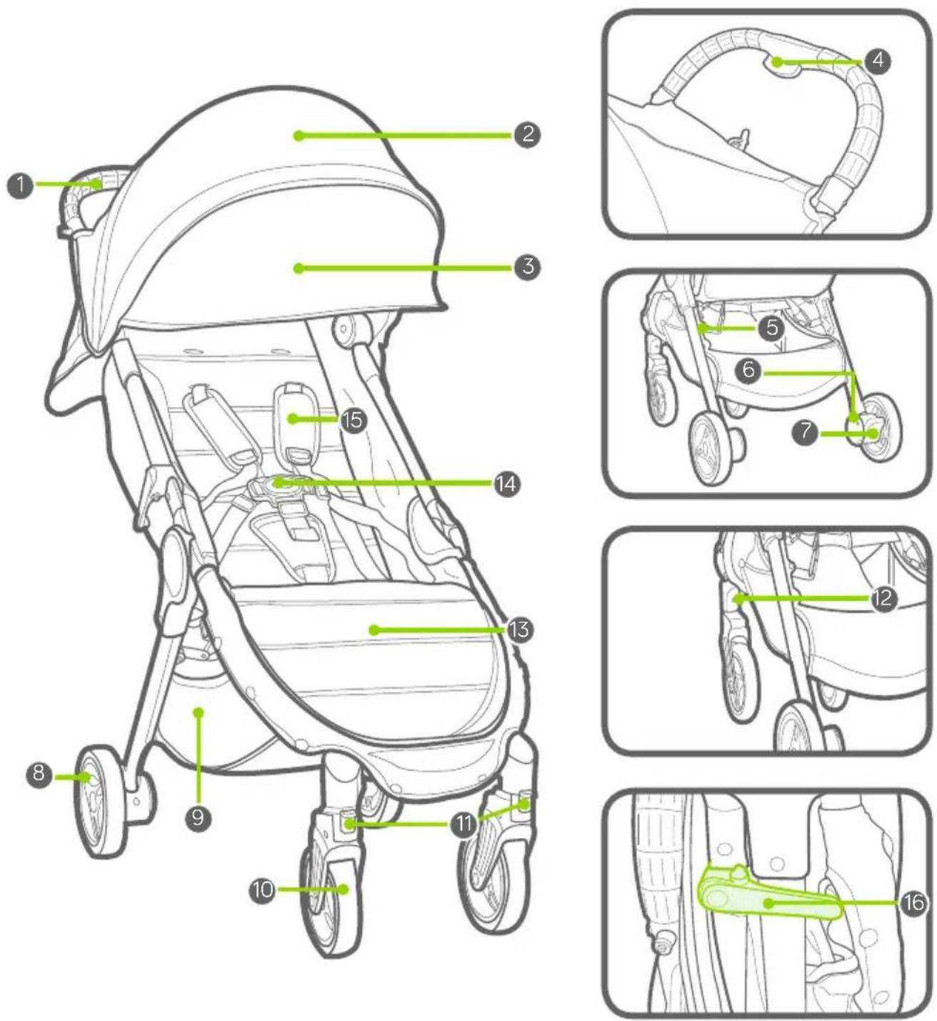 BABY JOGGER City Tour 2 - LA PRÉSENTE GARANTIE NE COUVRE PAS CE QUI SUIT : - 2