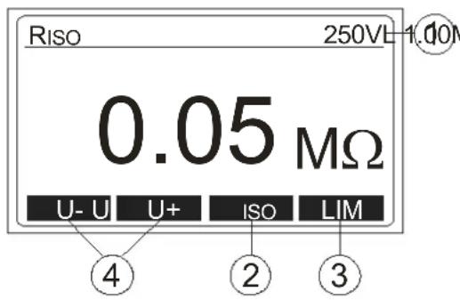 Beha-Amprobe MT204S - Misura di Resistenza di isolamento (funzione RISO) - 1