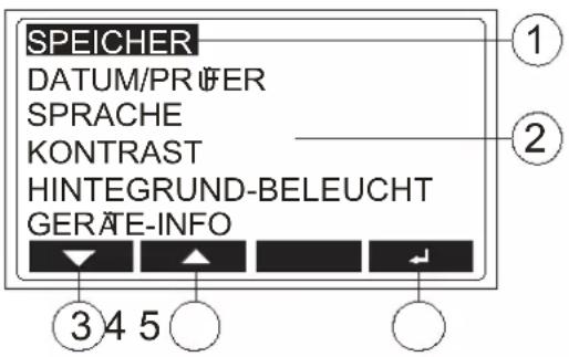 Beha-Amprobe MT204S - Menüfunktionen - 1