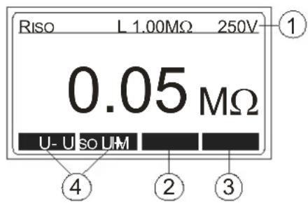 Beha-Amprobe MT204S - Insulation resistance measurement (RISO function) - 1