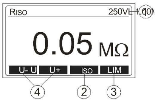 Beha-Amprobe MT204S - Mesure de la résistance d'isoation (fonction RISO) - 1