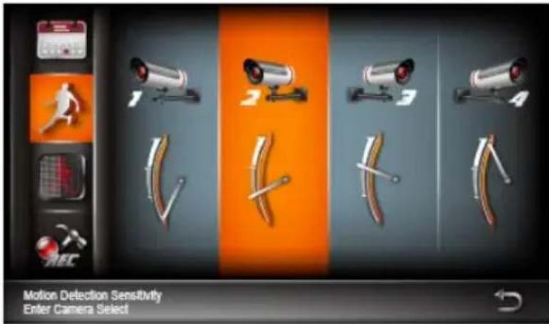 SMARTWARES CS97DVR - Motion Detection Sensitivity - 1