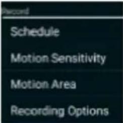 SMARTWARES CS97DVR - APP Main Control Menu - 2