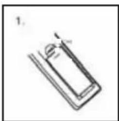 Trevi SB 8316 TV - REMOTE CONTROL BATTERY ACTIVATION AND REPLACEMENT - 1