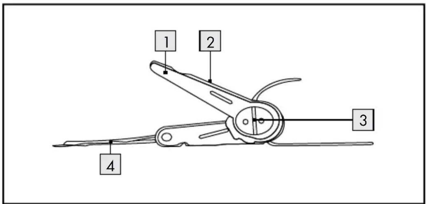 POWERFIX IAN 279039 - RATCHET STRAP - 1