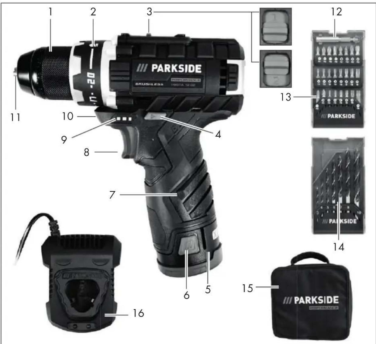 PARKSIDE PBSPA 12 B2 - SI - 1