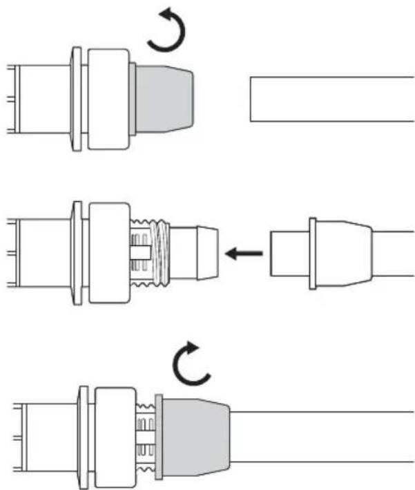 PARKSIDE PTBS 30 A1 - Connection principle of the distributor tubes 11/12 - 1