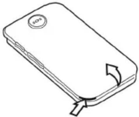 Trevi Flex Plus 55 - INSERIMENTO DELLA SCHEDA SIM E DELLA BATTERIA - 1