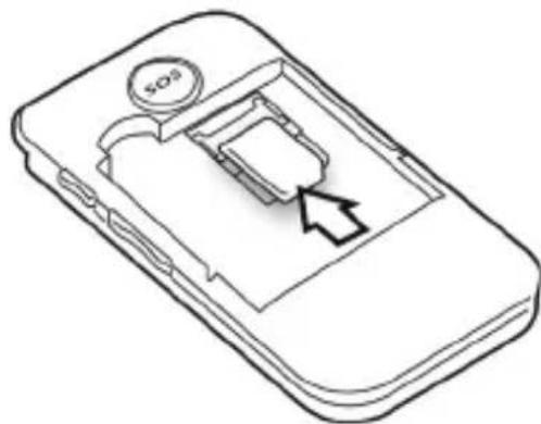 Trevi Flex Plus 55 - INSERIMENTO DELLA SCHEDA SIM E DELLA BATTERIA - 2