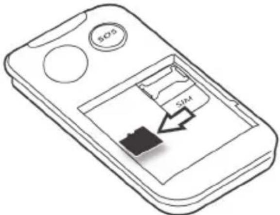Trevi FLEX Plus 100 3G - Installieren der Micro SD-Karte - 1