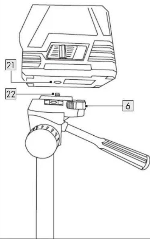 PARKSIDE PKLLP 360 B2 - CORDLESS CROSS LINE LASER 4V - 3
