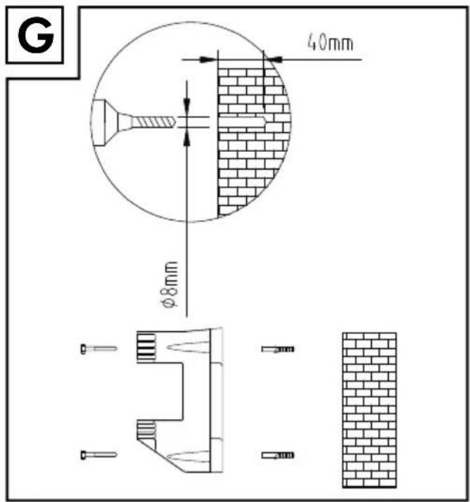 PARKSIDE PSA 15 A1 - TAMBORPORTAMANGUERA DE PARED - 5
