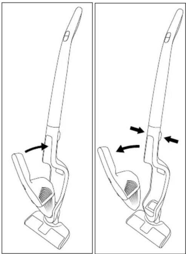 SILVERCREST SHSS 18 B1 - Connecting/removing the hand element to/from the handle rod - 1