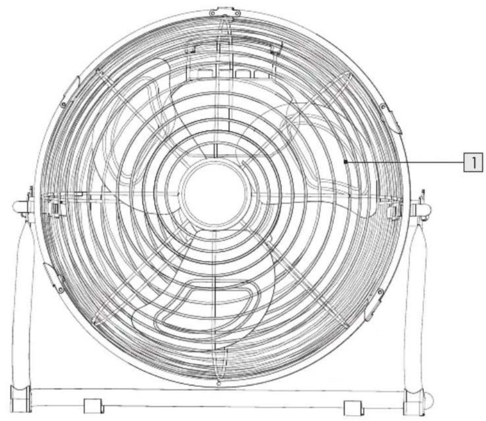 SILVERCREST SBV 45 B1 - FLOOR FAN - 1