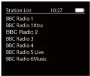 Station List 10:27 BBC Radio 1 BBC Radio 1Xtra BBC Radio 2 BBC Radio 3 BBC Radio 4 BBC Radio 5 Live BBC Radio 6Music