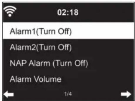 Auna iTuner 320 ME - Alarm (wekker) - 1