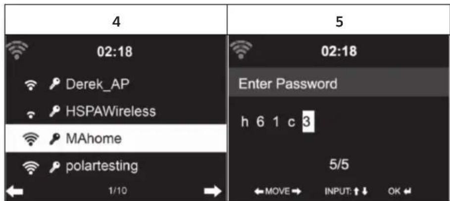 Auna iTuner 320 ME - Establishing a network connection - 1
