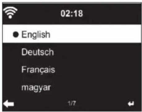 Auna iTuner 320 ME - Langue - 1