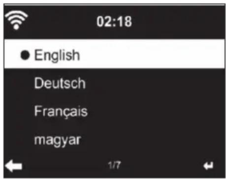Auna iTuner 320 ME - Sprache - 1