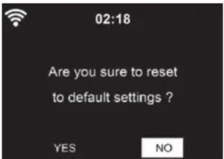 Auna iTuner 320 ME - Reset - 1