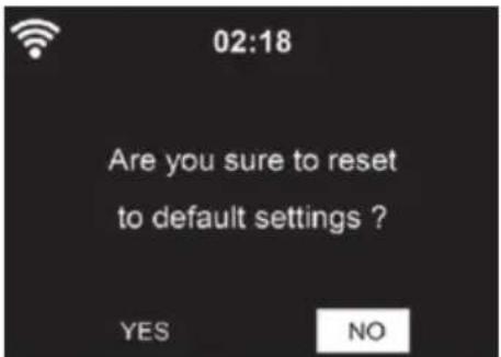 Auna iTuner 320 ME - Reset - 1