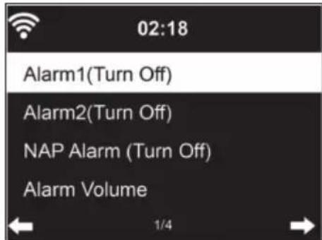 Auna iTuner 320 ME - Alarmé (réveil) - 1