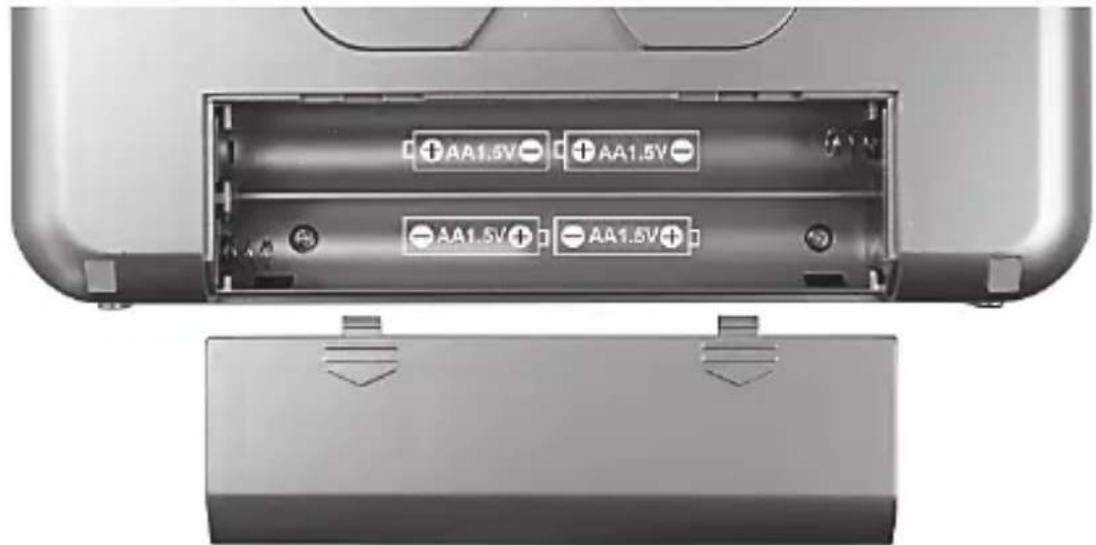 SILVERCREST SWDR 500 C1 - De batterijen plaatsen - 1