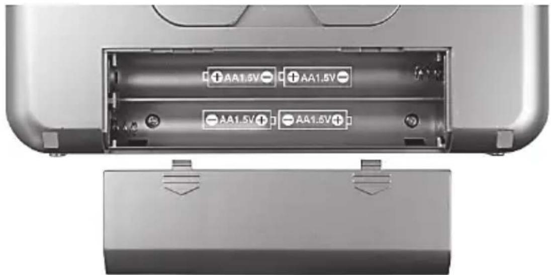 SILVERCREST SWDR 500 C1 - Batterien einlegen - 1