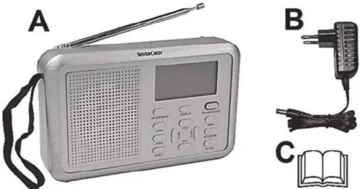 SILVERCREST SWDR 500 C1 - Inhoud van de verpakking - 1